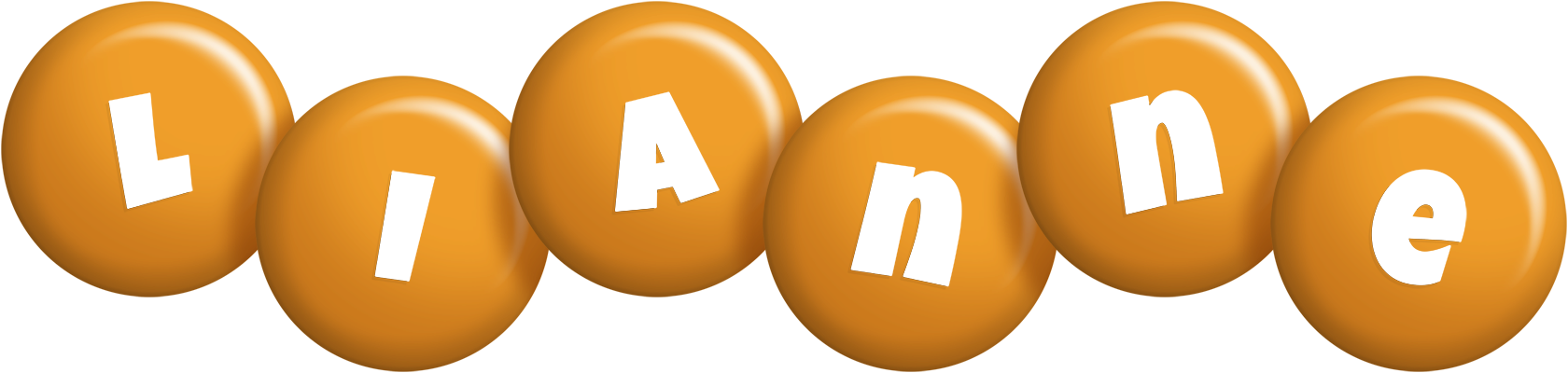 Lianne candy-orange logo