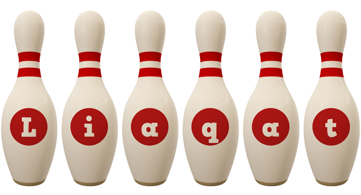 Liaqat bowling-pin logo