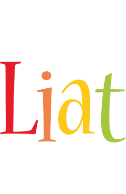 Liat birthday logo