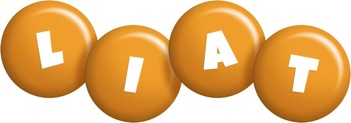 Liat candy-orange logo