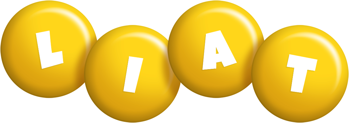 Liat candy-yellow logo