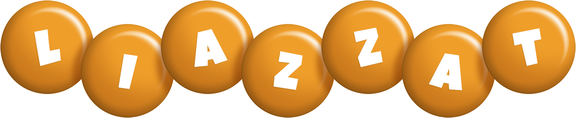 Liazzat candy-orange logo