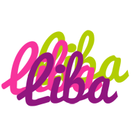 Liba flowers logo