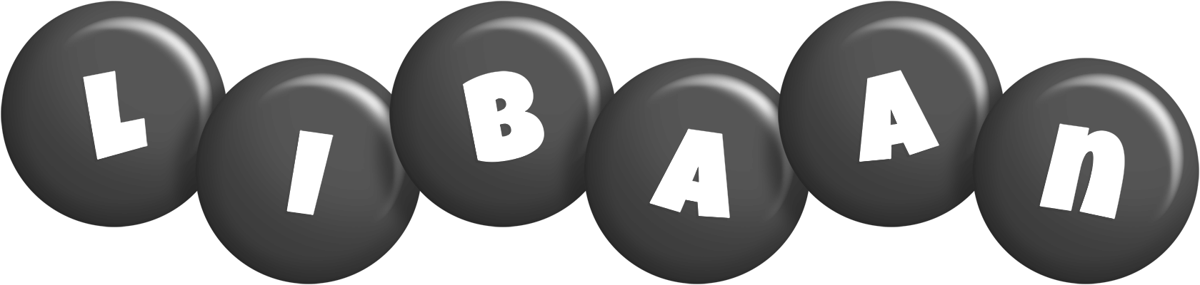 Libaan candy-black logo