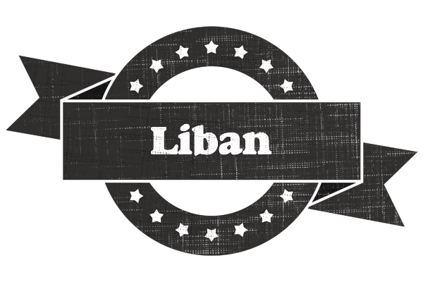Liban grunge logo