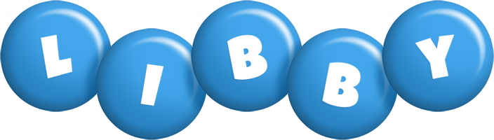 Libby candy-blue logo