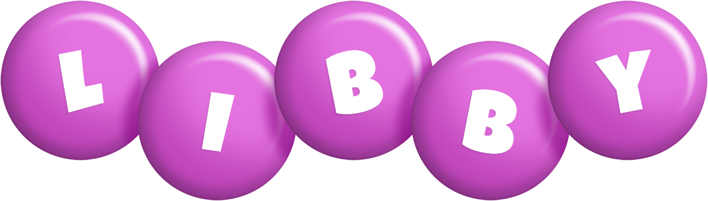 Libby candy-purple logo
