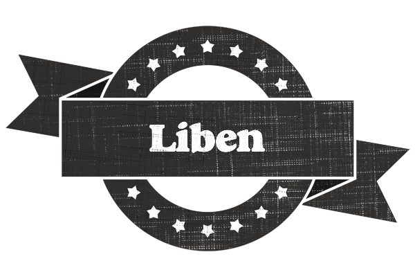 Liben grunge logo