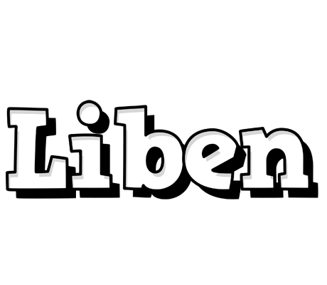Liben snowing logo