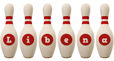 Libena bowling-pin logo