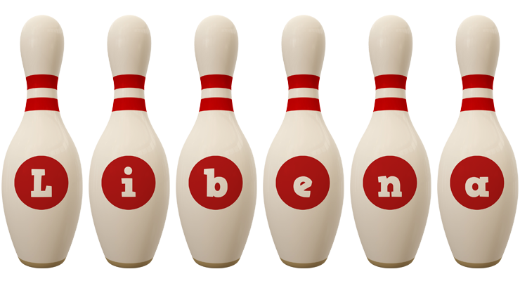 Libena bowling-pin logo