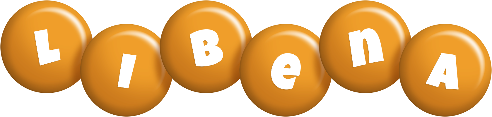 Libena candy-orange logo