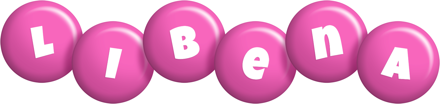 Libena candy-pink logo