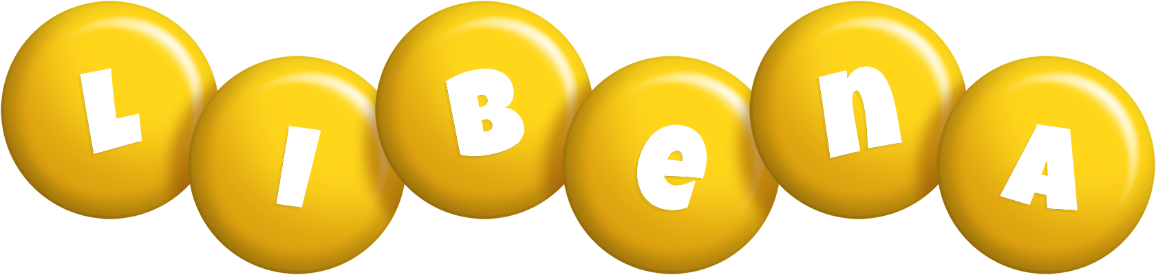 Libena candy-yellow logo