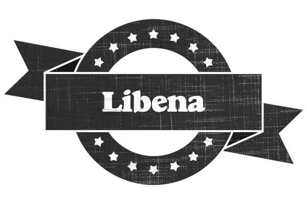 Libena grunge logo