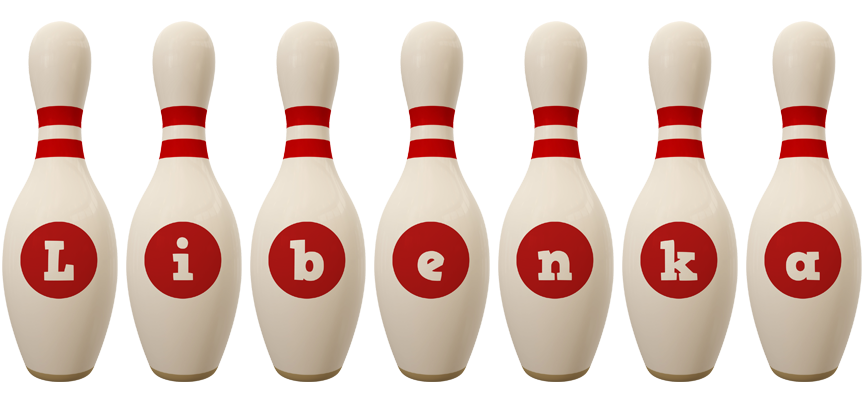 Libenka bowling-pin logo