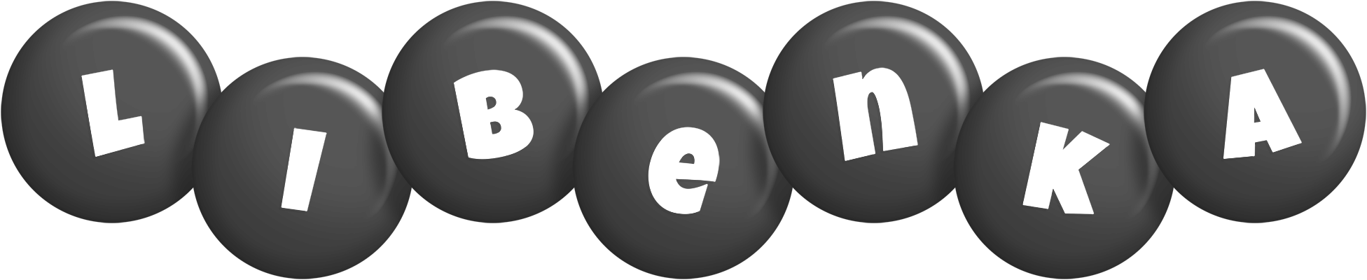 Libenka candy-black logo