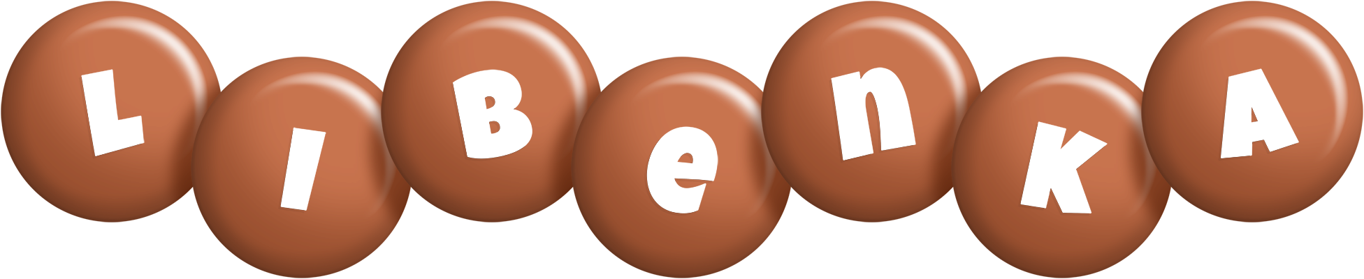 Libenka candy-brown logo