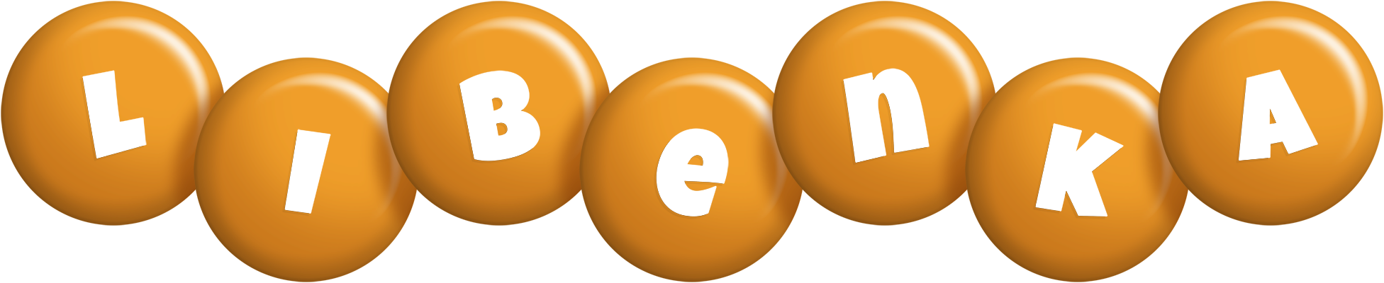 Libenka candy-orange logo