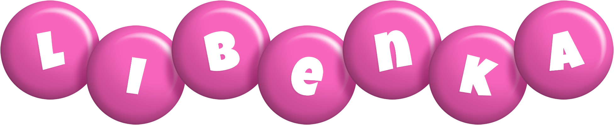 Libenka candy-pink logo