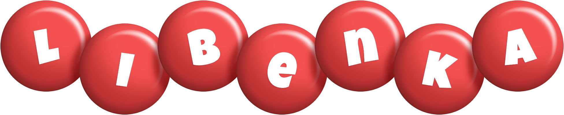 Libenka candy-red logo