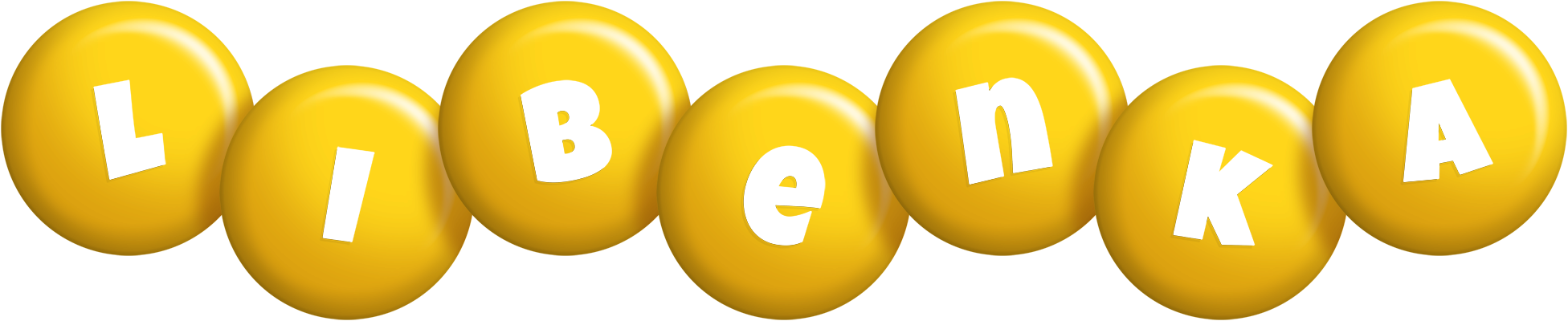 Libenka candy-yellow logo