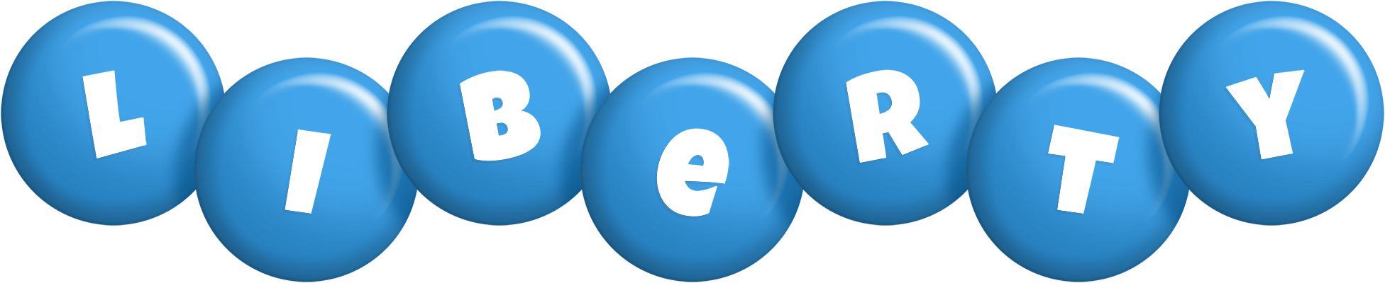 Liberty candy-blue logo
