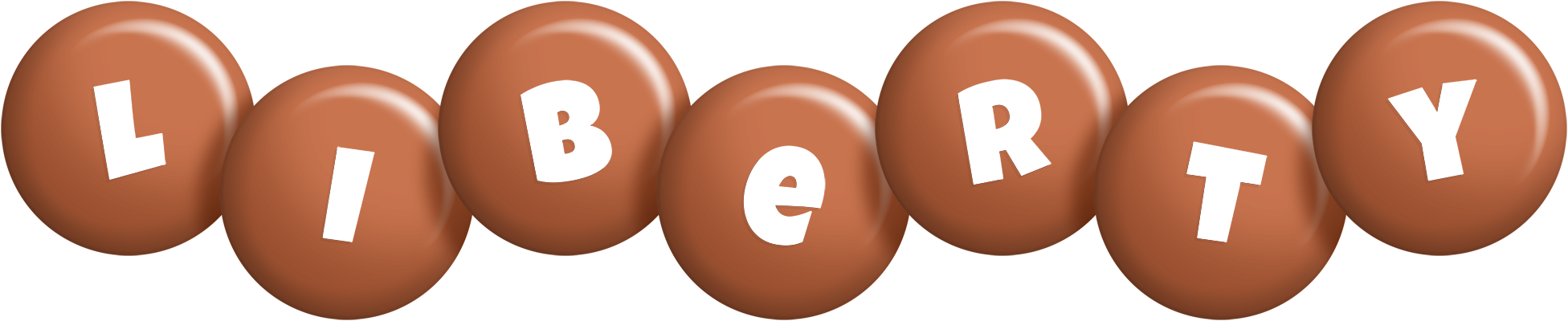 Liberty candy-brown logo
