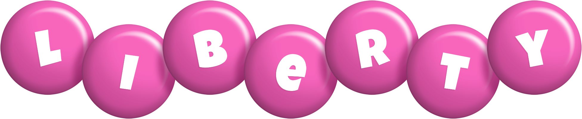 Liberty candy-pink logo