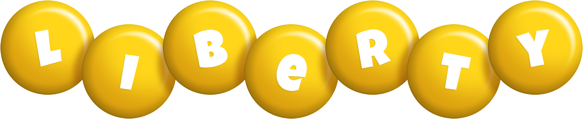 Liberty candy-yellow logo