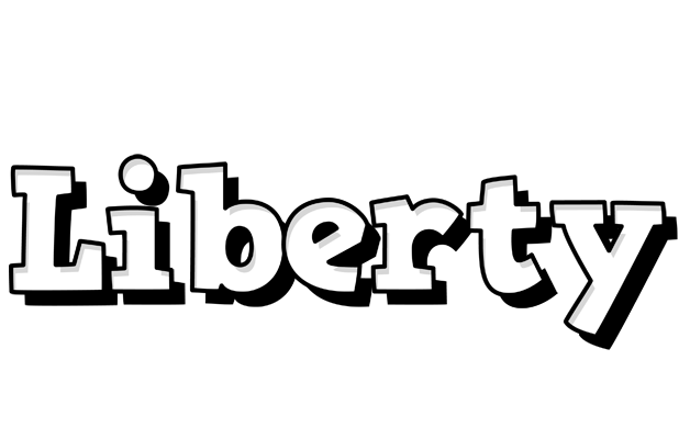 Liberty snowing logo