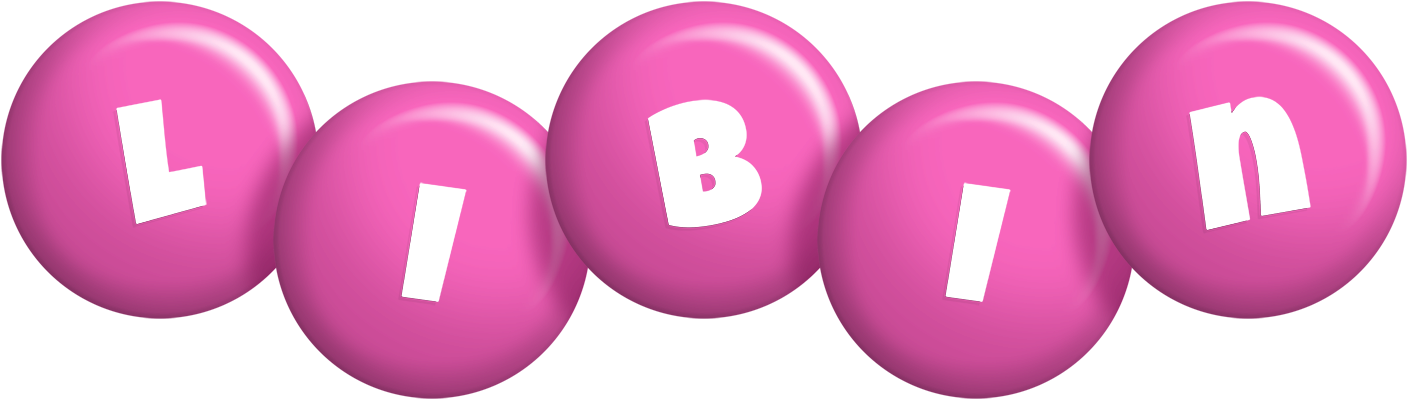 Libin candy-pink logo