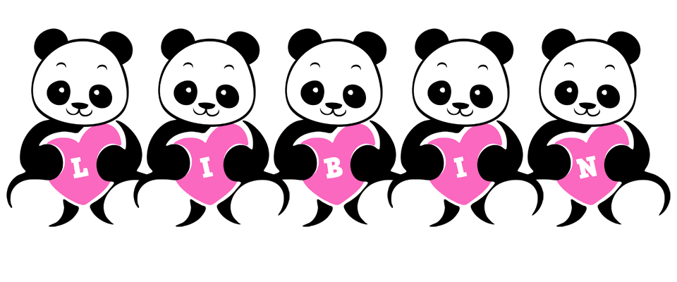 Libin love-panda logo