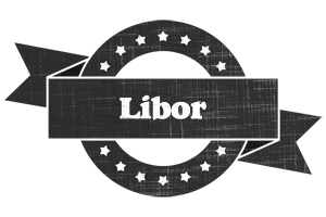 Libor grunge logo