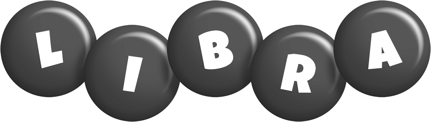 Libra candy-black logo