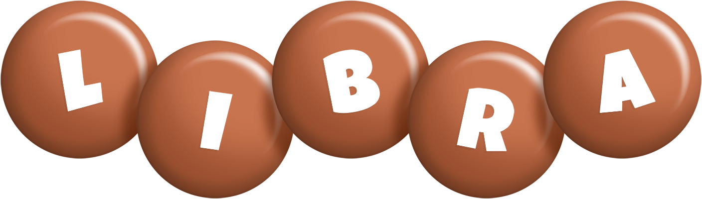 Libra candy-brown logo