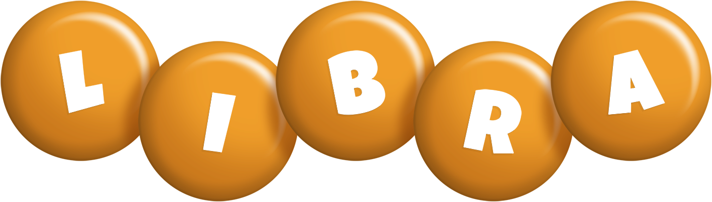 Libra candy-orange logo