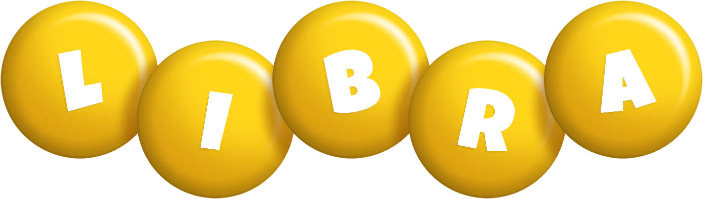 Libra candy-yellow logo