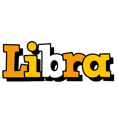 Libra cartoon logo
