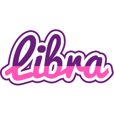 Libra cheerful logo