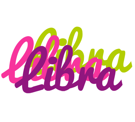 Libra flowers logo