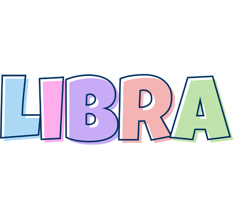 Libra pastel logo