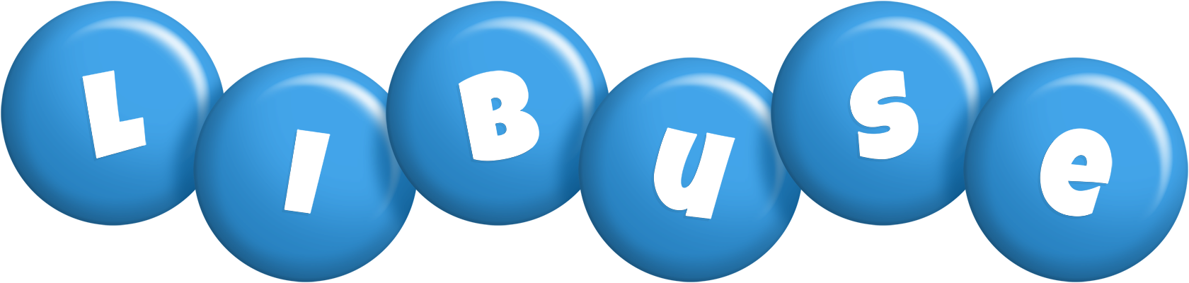 Libuse candy-blue logo