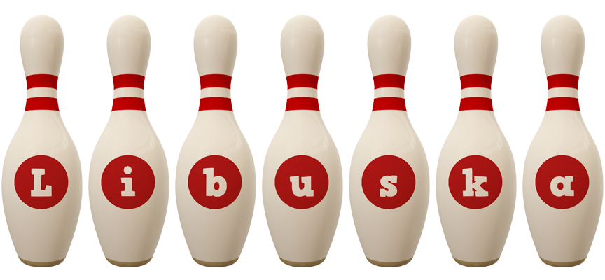 Libuska bowling-pin logo