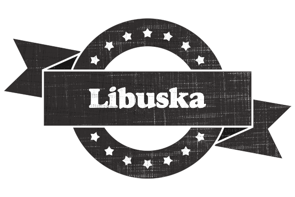 Libuska grunge logo