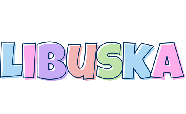 Libuska pastel logo