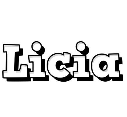 Licia snowing logo