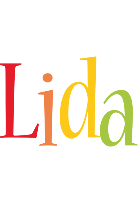 Lida birthday logo