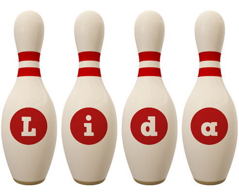 Lida bowling-pin logo