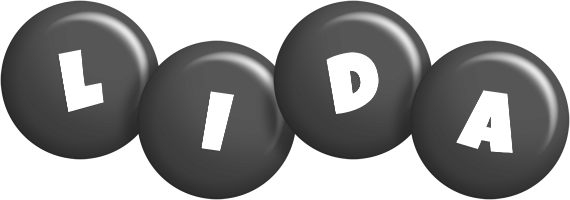 Lida candy-black logo